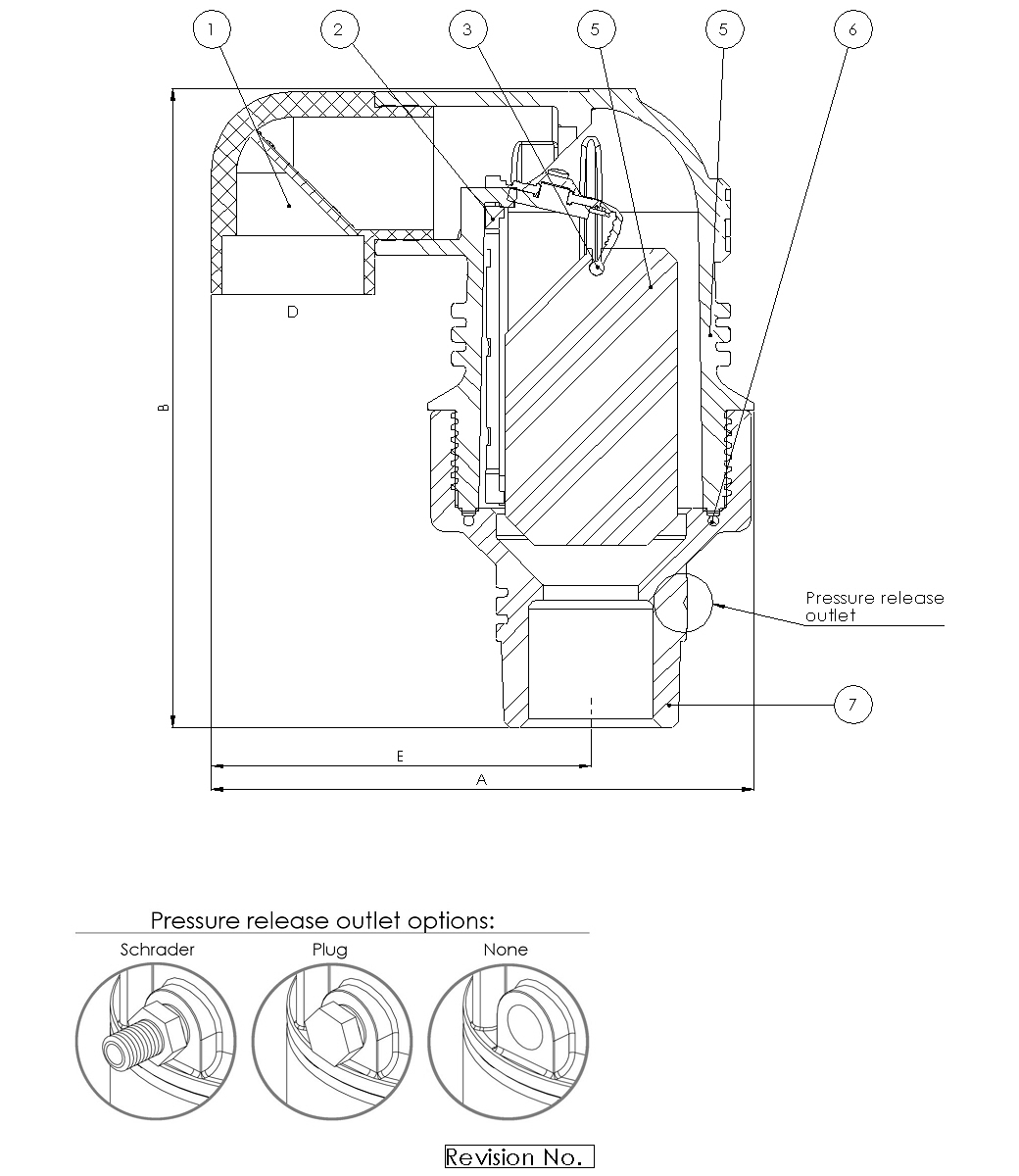 ARI Air Valves ‎Standard Pressure 1016 bar / 150250 psi D40P16T2PD
